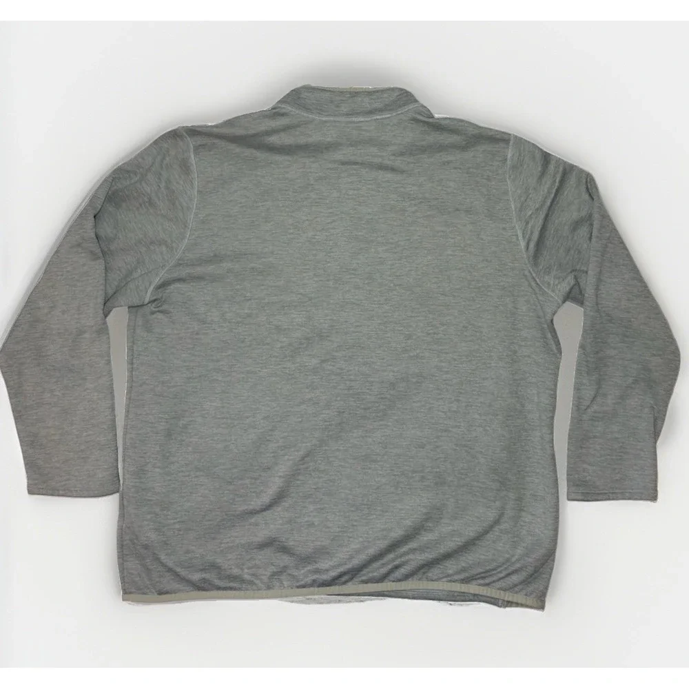 The North Face Men's Women's 1/4 Zip Fleece Pullover Gray XL Outdoor